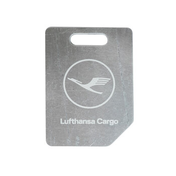 Upcycling Luggage Tag | Standard (Silber)