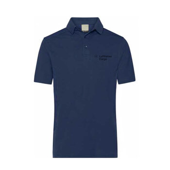 Herren Poloshirt mit Lufthansa Cargo Branding